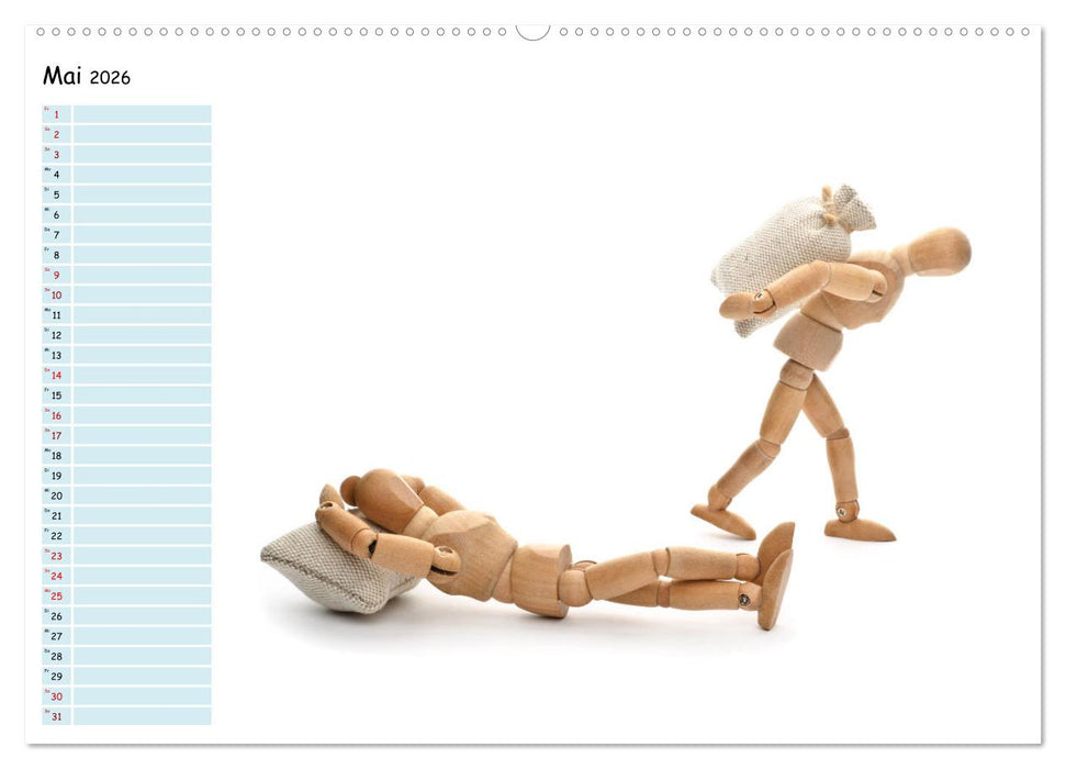 Und wieder ist es Montag... (CALVENDO Premium Wandkalender 2026)