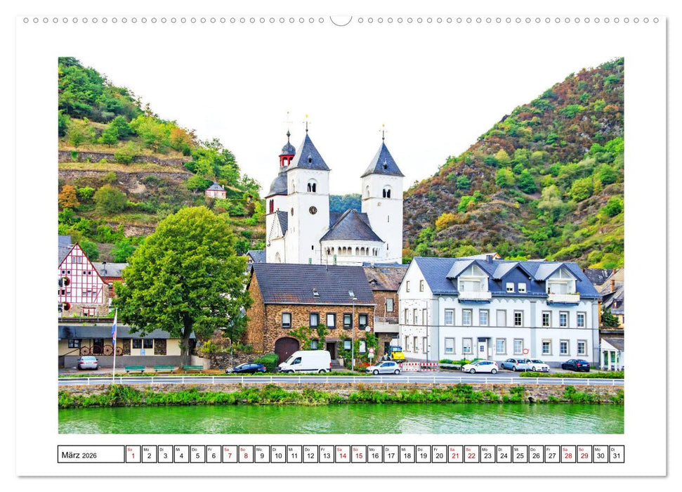 Mosel - facettenreiche Flusslandschaft (CALVENDO Premium Wandkalender 2026)