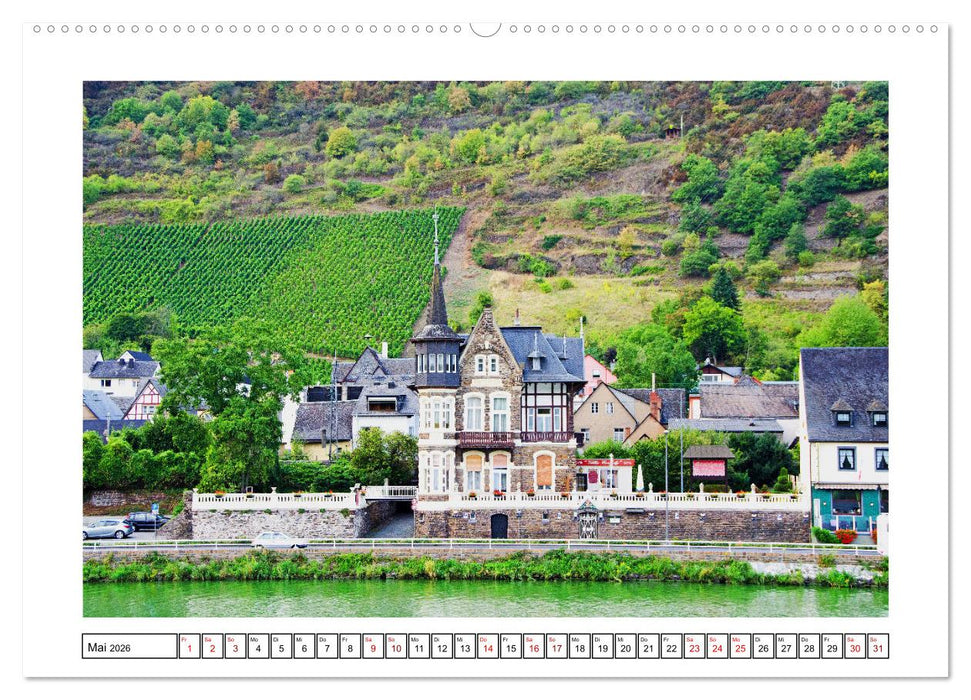 Mosel - facettenreiche Flusslandschaft (CALVENDO Premium Wandkalender 2026)