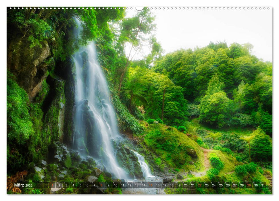 A Z O R E N (CALVENDO Premium Wandkalender 2026)