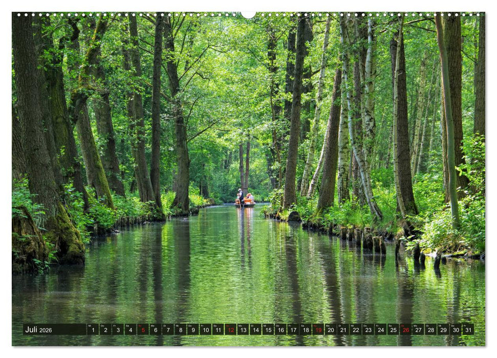 Spreewald - Malerische Kulturlandschaft in Brandenburg (CALVENDO Premium Wandkalender 2026)