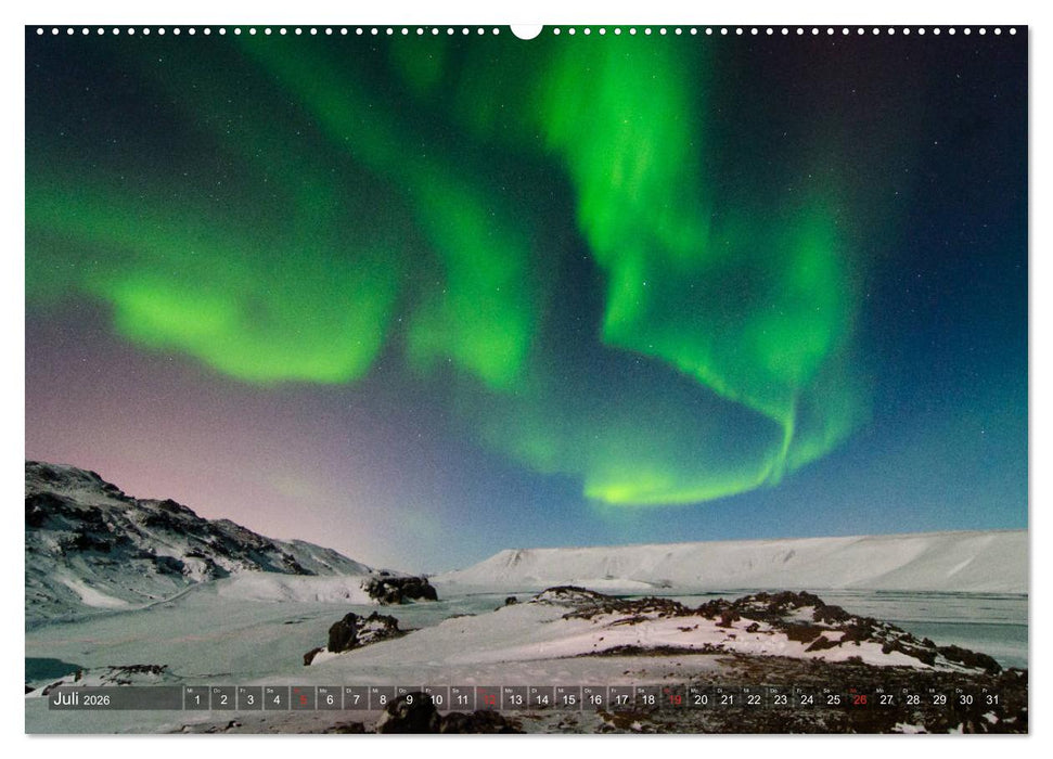 Nordlichter Europas (CALVENDO Premium Wandkalender 2026)