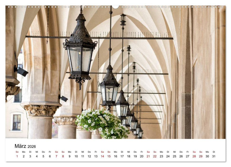 Krakau - die schönste Stadt Polens (CALVENDO Premium Wandkalender 2026)
