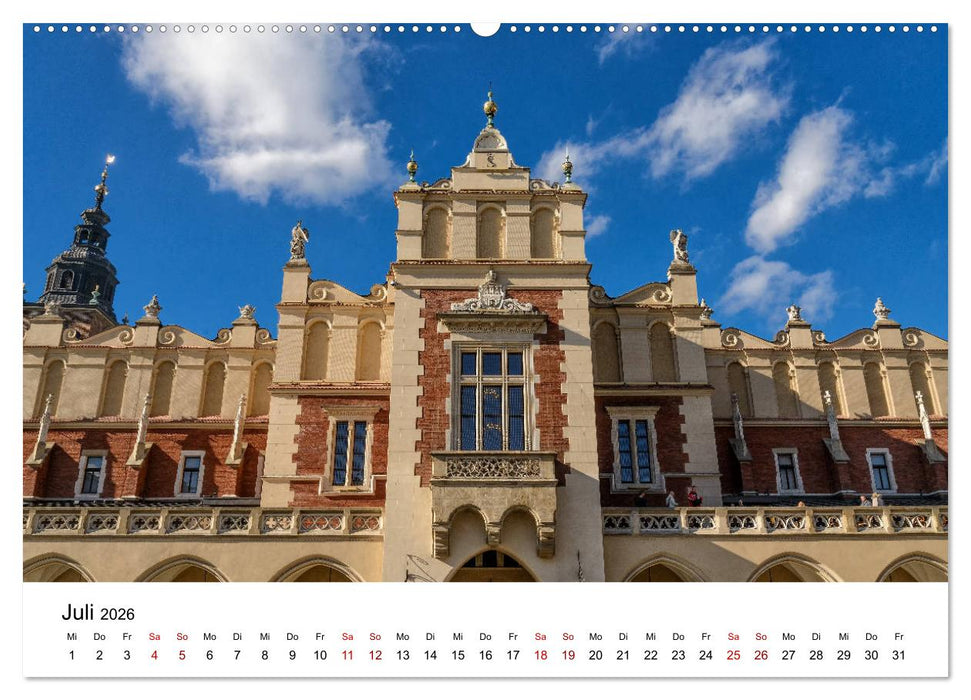 Krakau - die schönste Stadt Polens (CALVENDO Premium Wandkalender 2026)
