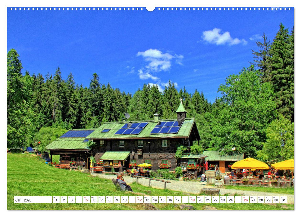 Grosser Arberblick auf Bayerisch Eisenstein (CALVENDO Premium Wandkalender 2026)