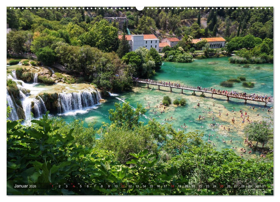 Kroatien - Landschaften am Mittelmeer (CALVENDO Premium Wandkalender 2026)
