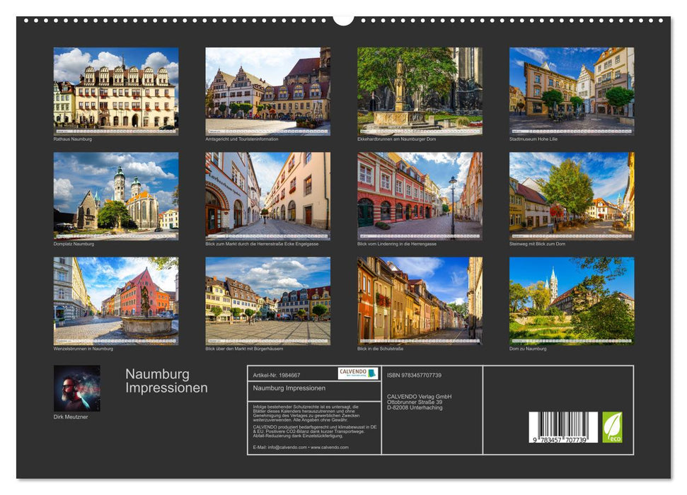 Naumburg Impressionen (CALVENDO Premium Wandkalender 2026)