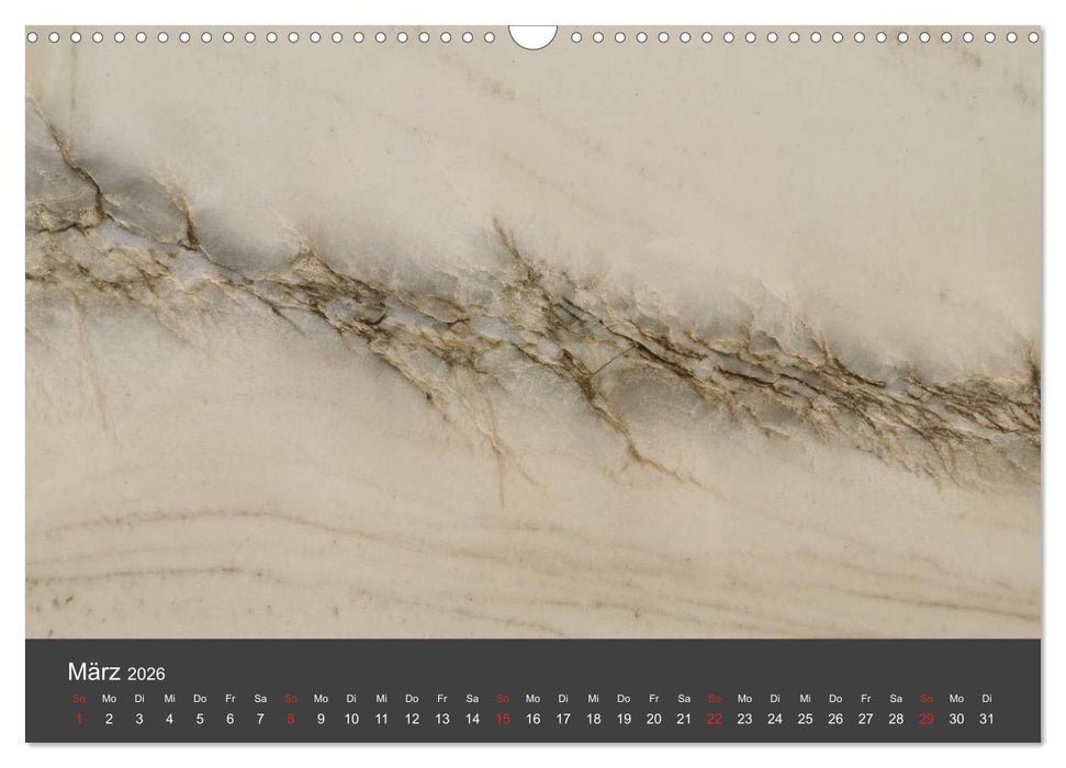 Stein, Kunst der Natur (CALVENDO Wandkalender 2026)