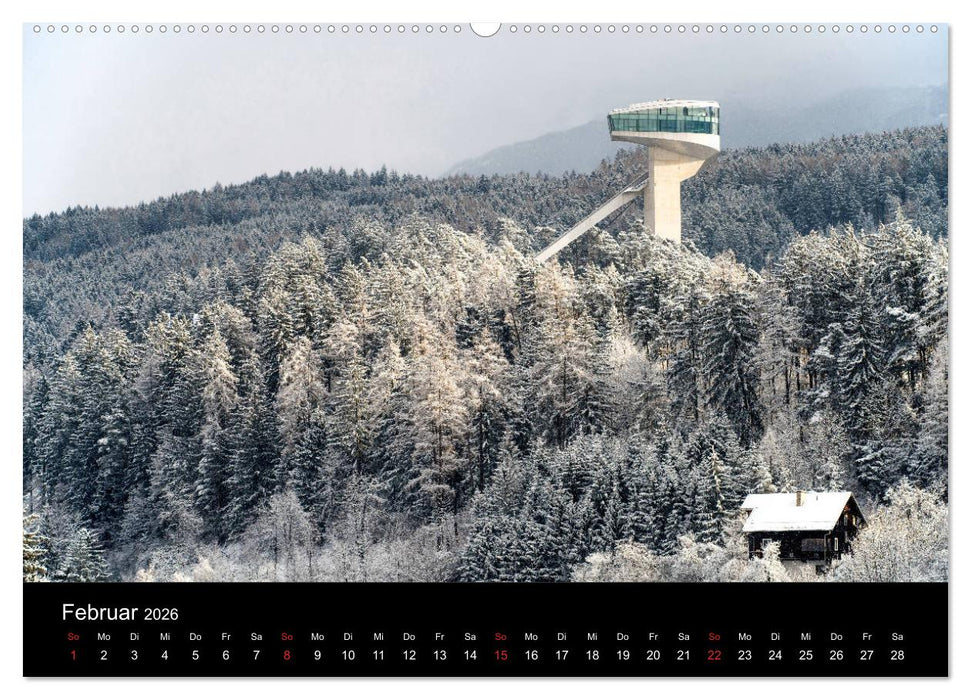Innsbruck - Capital of the Alps (CALVENDO Premium Wandkalender 2026)