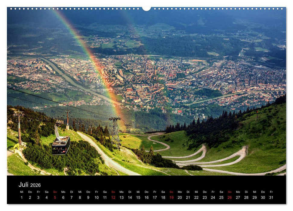 Innsbruck - Capital of the Alps (CALVENDO Premium Wandkalender 2026)