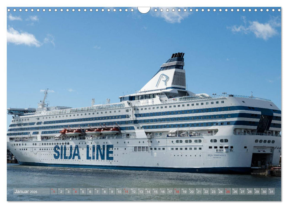 Container - Tanker - Kreuzfahrt - Schiffe (CALVENDO Wandkalender 2026)