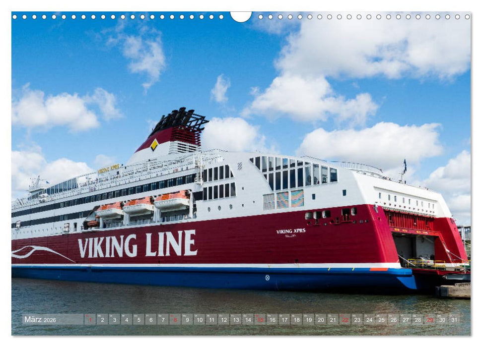 Container - Tanker - Kreuzfahrt - Schiffe (CALVENDO Wandkalender 2026)