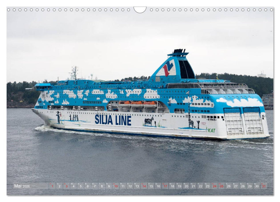 Container - Tanker - Kreuzfahrt - Schiffe (CALVENDO Wandkalender 2026)