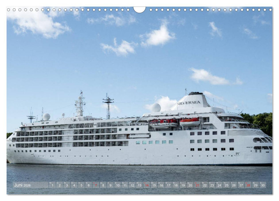Container - Tanker - Kreuzfahrt - Schiffe (CALVENDO Wandkalender 2026)