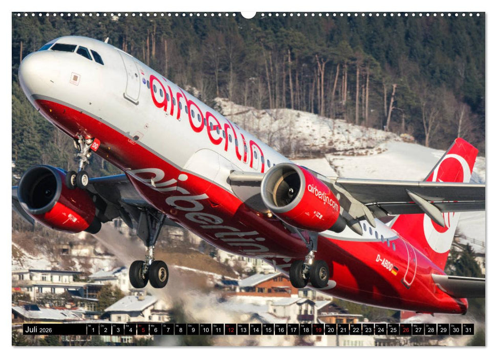 Flugzeugkalender 2026 (CALVENDO Premium Wandkalender 2026)