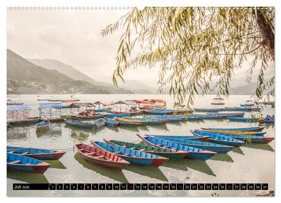 Lichtmomente - Eine Reise durch Nepal (CALVENDO Premium Wandkalender 2026)