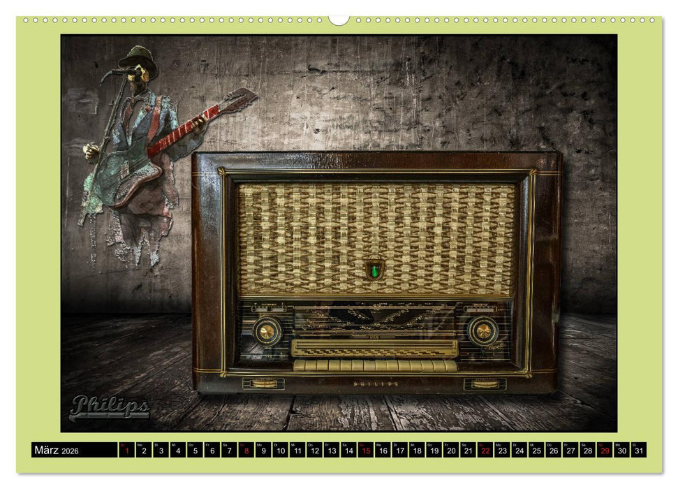 RADIO LEGENDEN (CALVENDO Premium Wandkalender 2026)