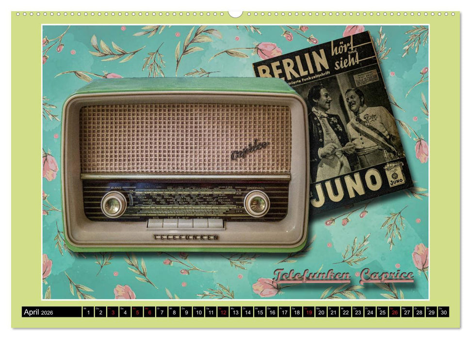 RADIO LEGENDEN (CALVENDO Premium Wandkalender 2026)