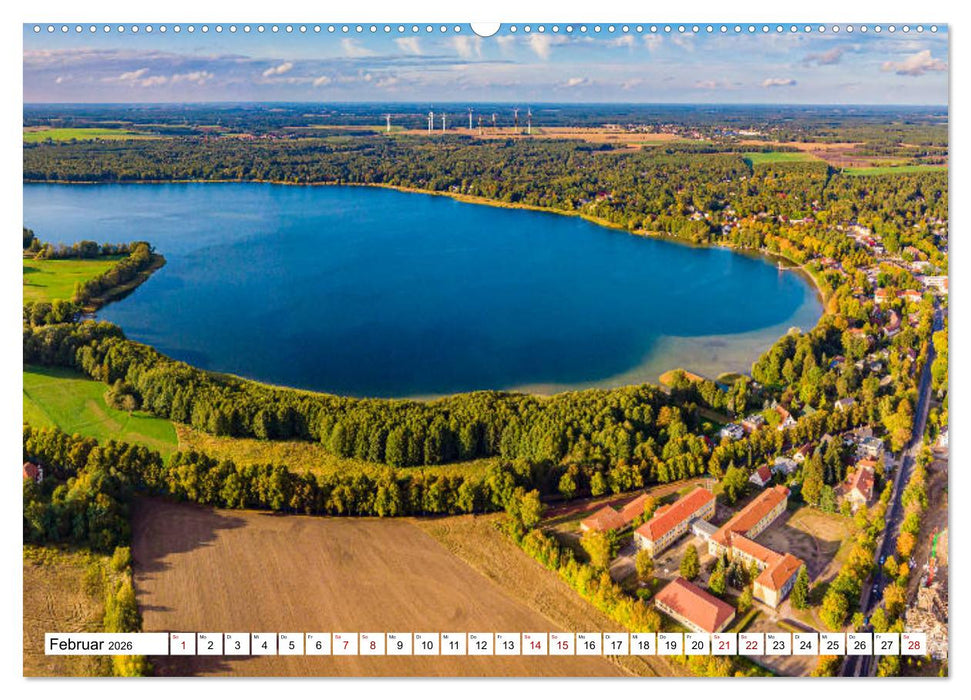Ostbrandenburg von oben (CALVENDO Wandkalender 2026)