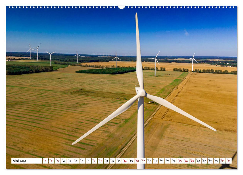 Ostbrandenburg von oben (CALVENDO Wandkalender 2026)