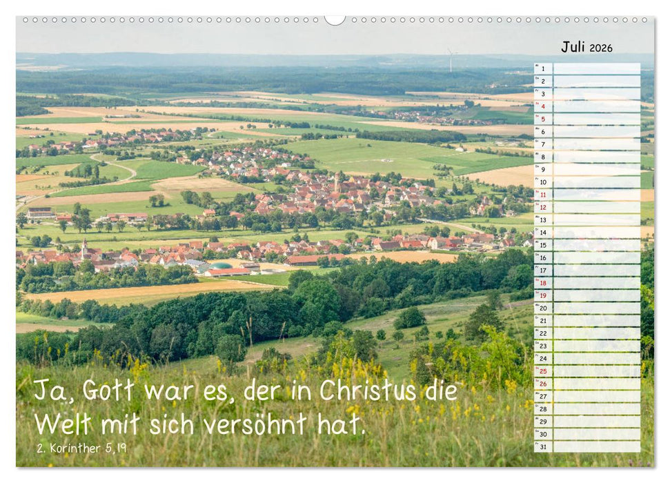 Heimat Hesselberg (CALVENDO Premium Wandkalender 2026)