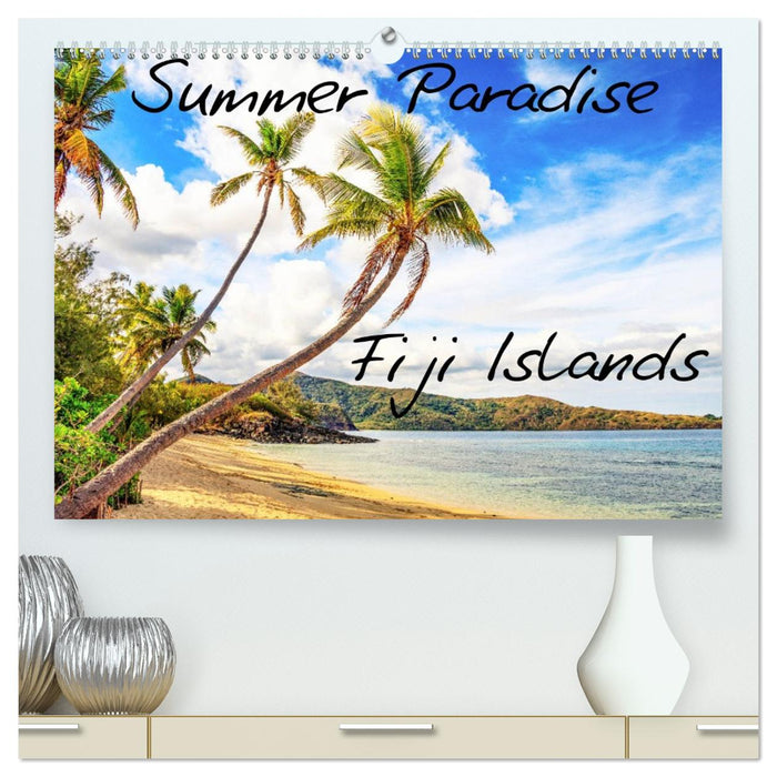 Summer Paradise Fiji (CALVENDO Premium Wandkalender 2026)