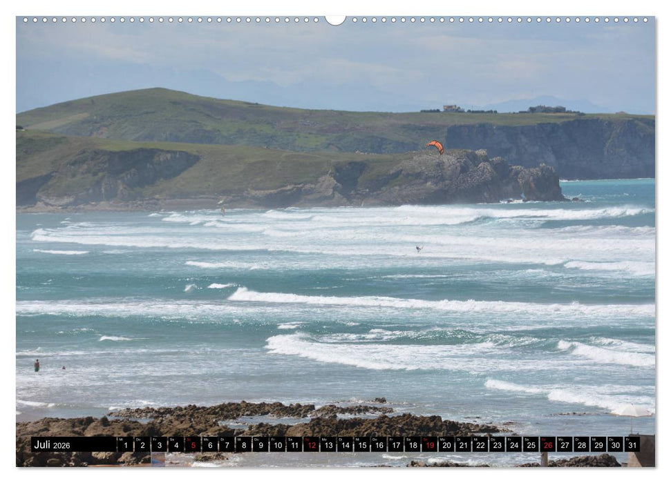 Spaniens wilder Norden (CALVENDO Premium Wandkalender 2026)