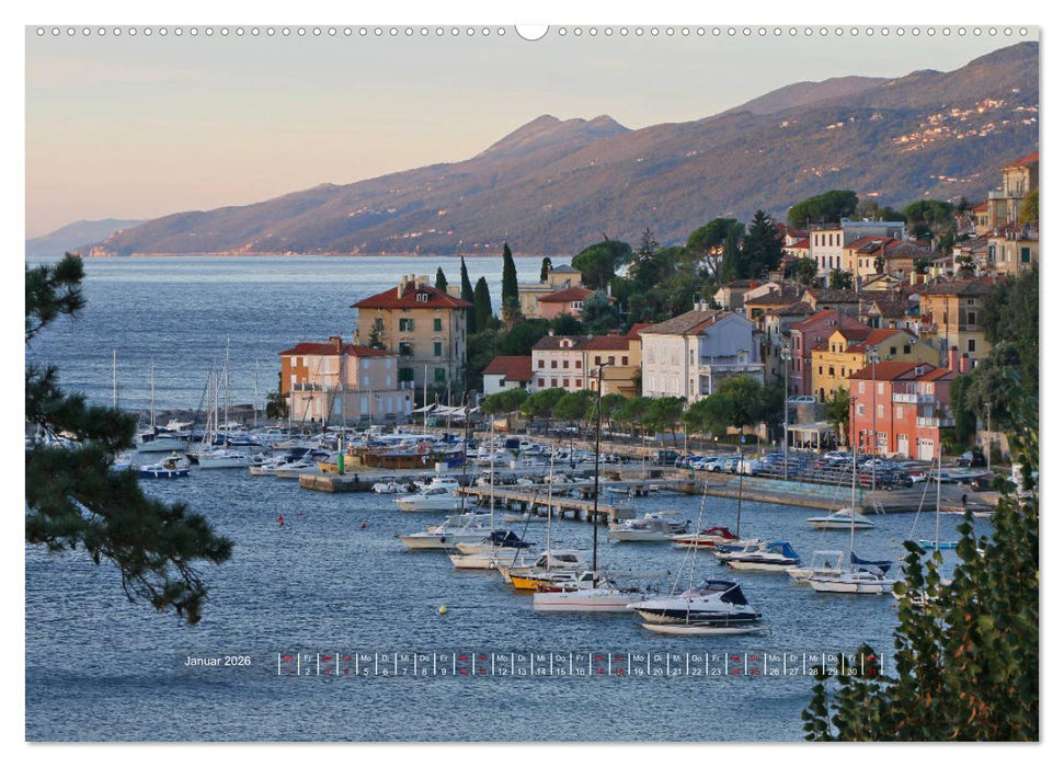 Zauberhaftes Opatija (CALVENDO Premium Wandkalender 2026)