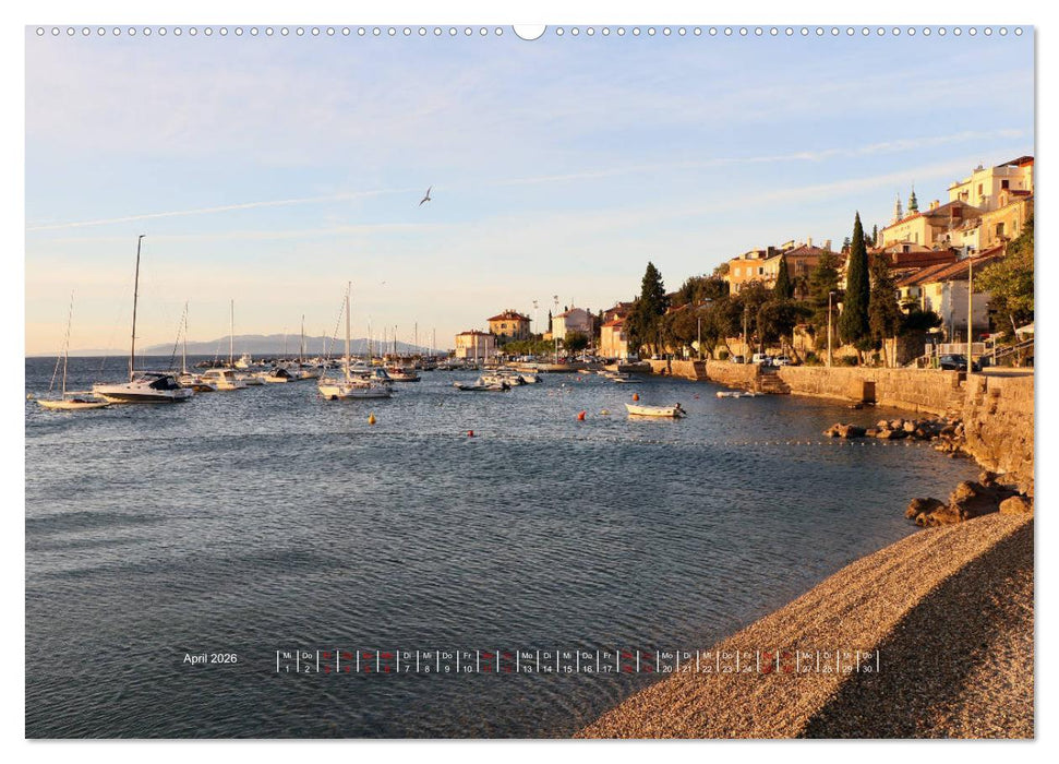 Zauberhaftes Opatija (CALVENDO Premium Wandkalender 2026)