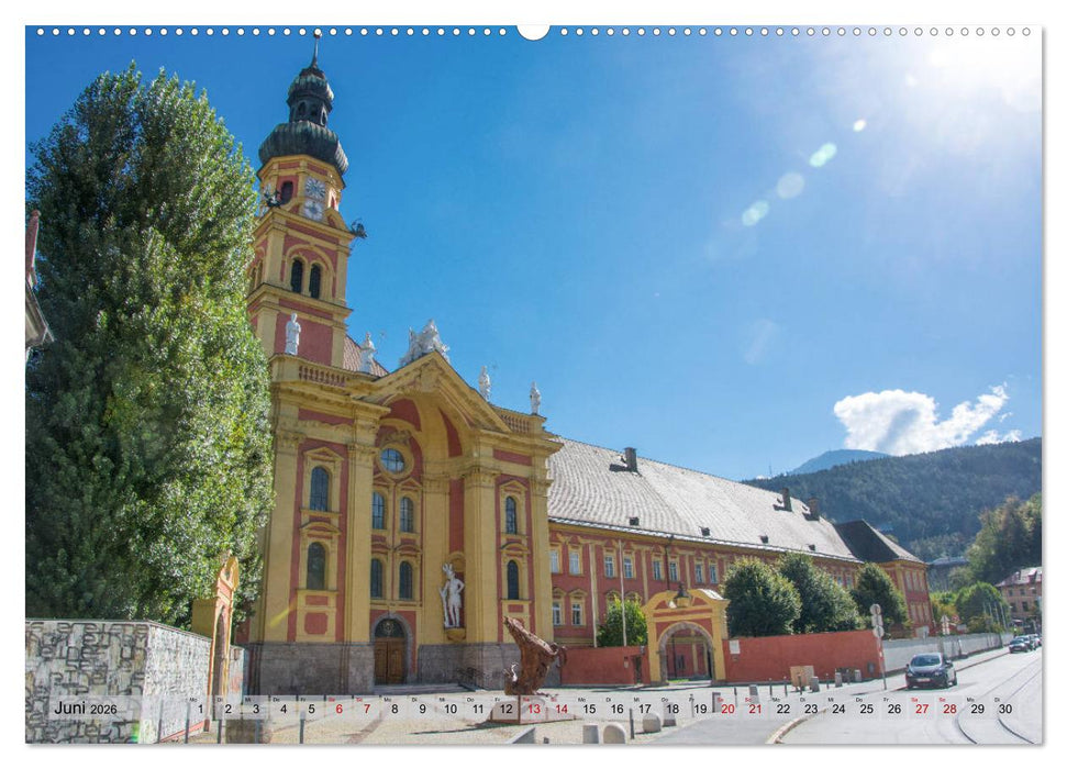 Innsbruck - Die Stadt im Herzen der Alpen (CALVENDO Premium Wandkalender 2026)