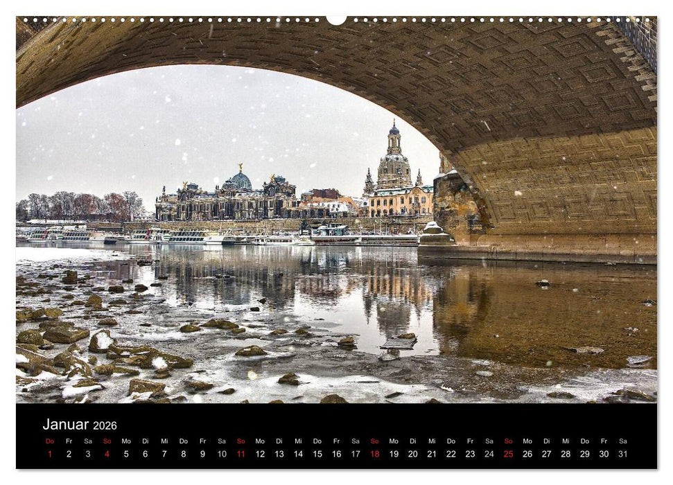 Dresden 2026 (CALVENDO Premium Wandkalender 2026)