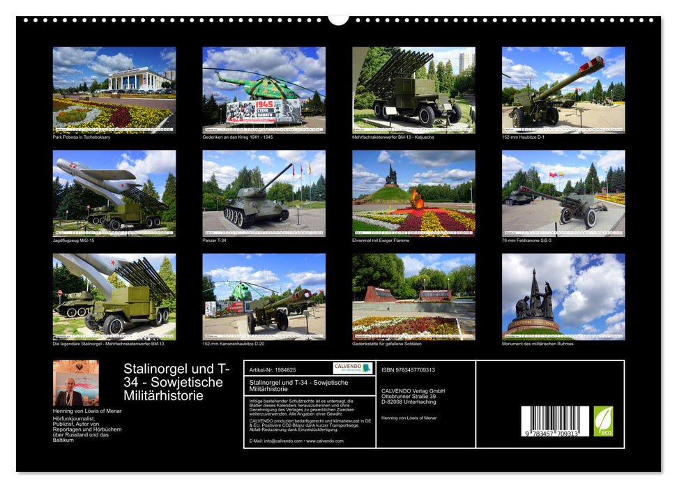 Stalinorgel und T-34 - Sowjetische Militärhistorie (CALVENDO Premium Wandkalender 2026)
