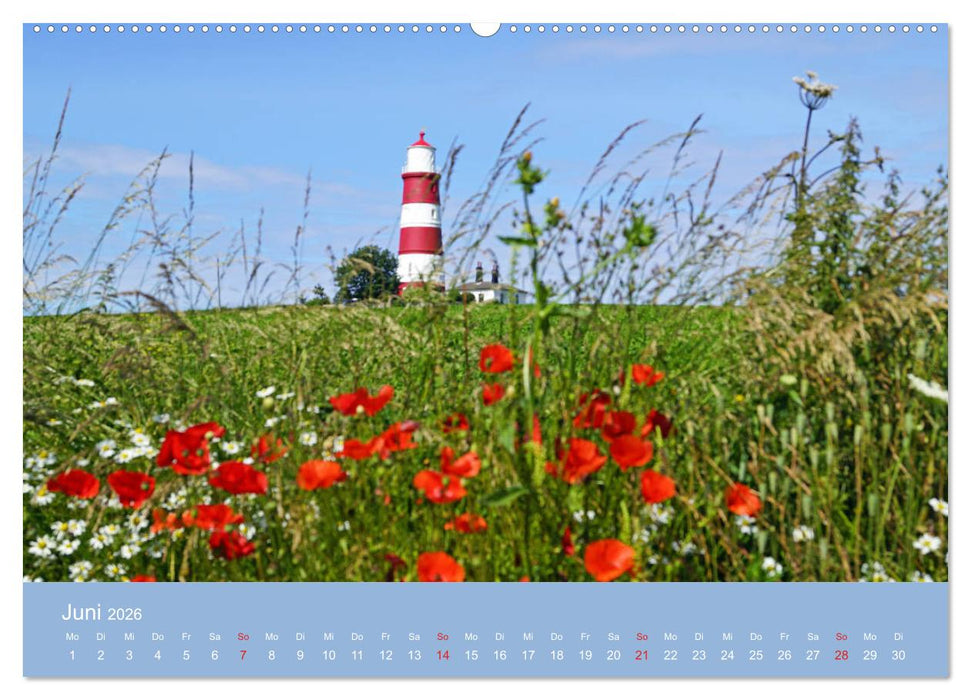 Englische Leuchttürme - Leuchtfeuer entlang Englands Küste (CALVENDO Wandkalender 2026)
