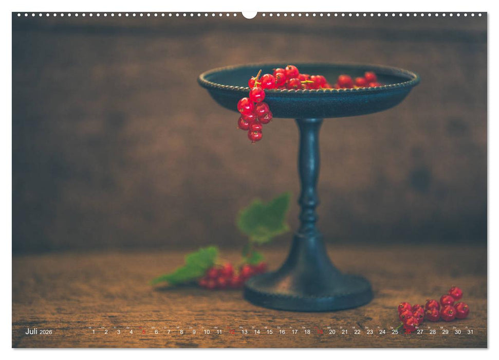 Beeren und Co. Stillleben (CALVENDO Premium Wandkalender 2026)