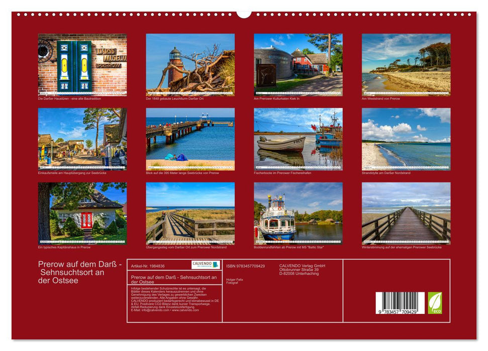 Prerow auf dem Darß - Sehnsuchtsort an der Ostsee (CALVENDO Premium Wandkalender 2026)