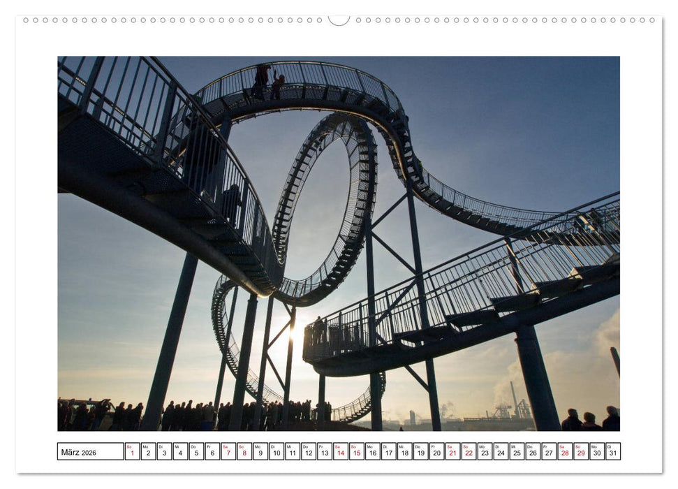 DUISBURG Facetten einer Stadt (CALVENDO Premium Wandkalender 2026)