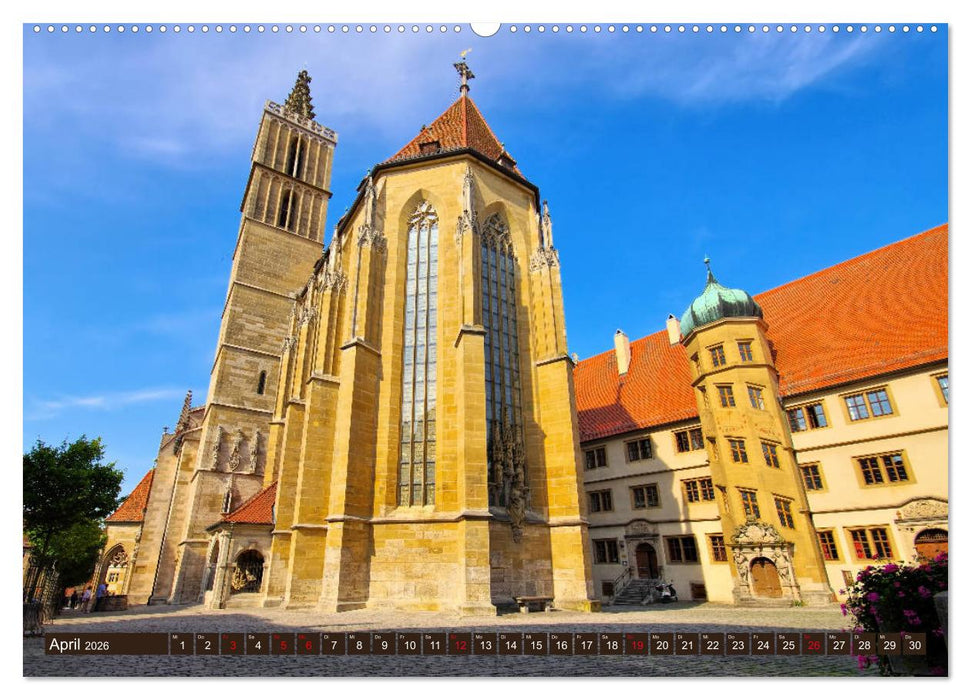 Rothenburg o. d. Tauber - Perle des Taubertales (CALVENDO Premium Wandkalender 2026)