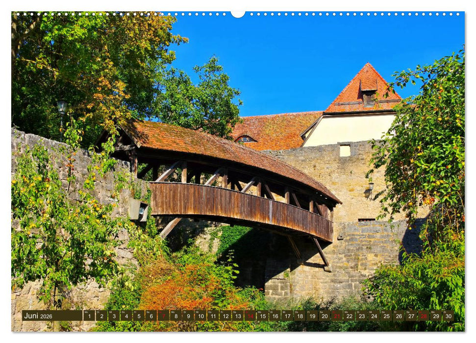 Rothenburg o. d. Tauber - Perle des Taubertales (CALVENDO Premium Wandkalender 2026)