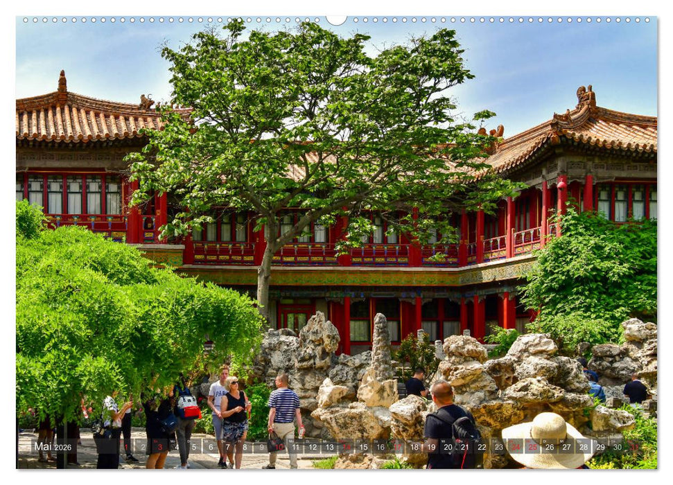 Pekings kaiserliche Paläste und Gärten (CALVENDO Premium Wandkalender 2026)