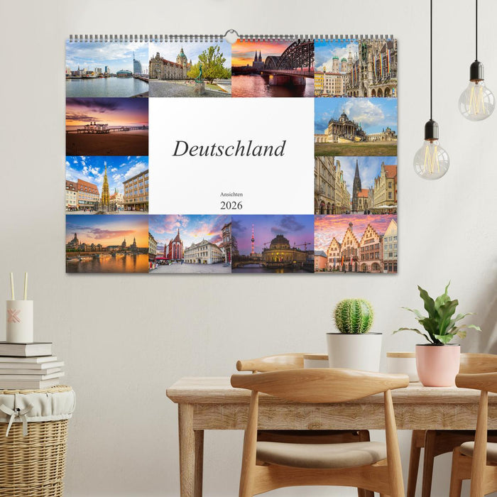 Deutschland Ansichten (CALVENDO Wandkalender 2026)