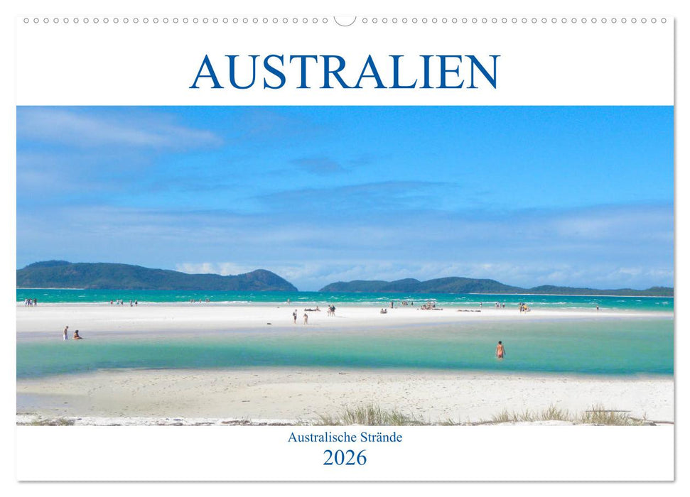 Australien - Australische Strände (CALVENDO Wandkalender 2026)