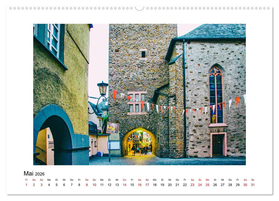 Cochem - an der Mosel (CALVENDO Premium Wandkalender 2026)
