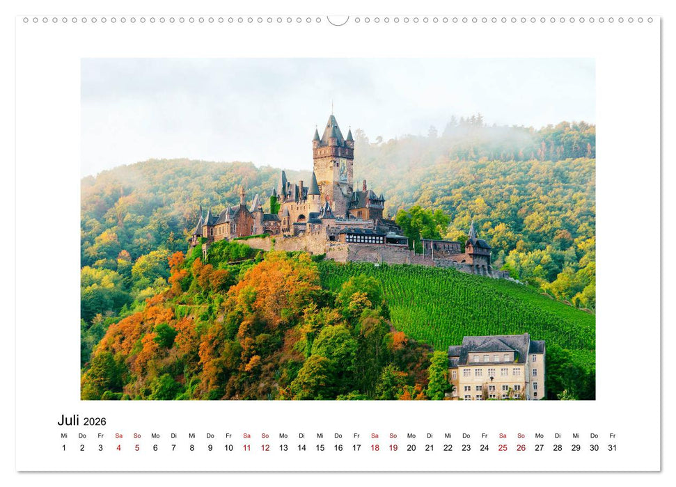 Cochem - an der Mosel (CALVENDO Premium Wandkalender 2026)