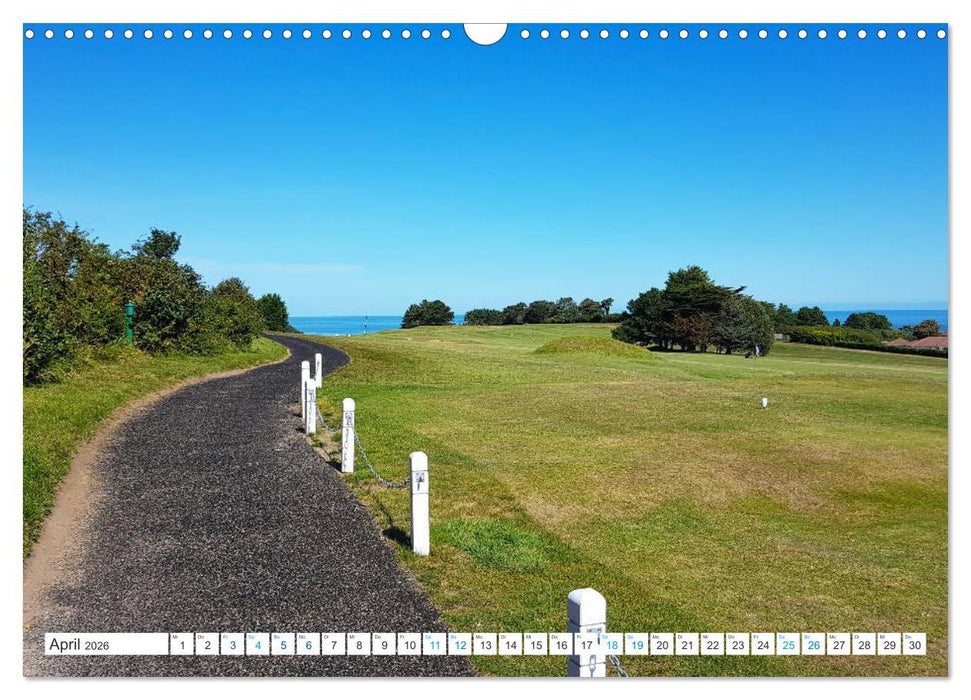 Mediterrane Golfplätze - Spanien, Portugal, Mallorca (CALVENDO Wandkalender 2026)