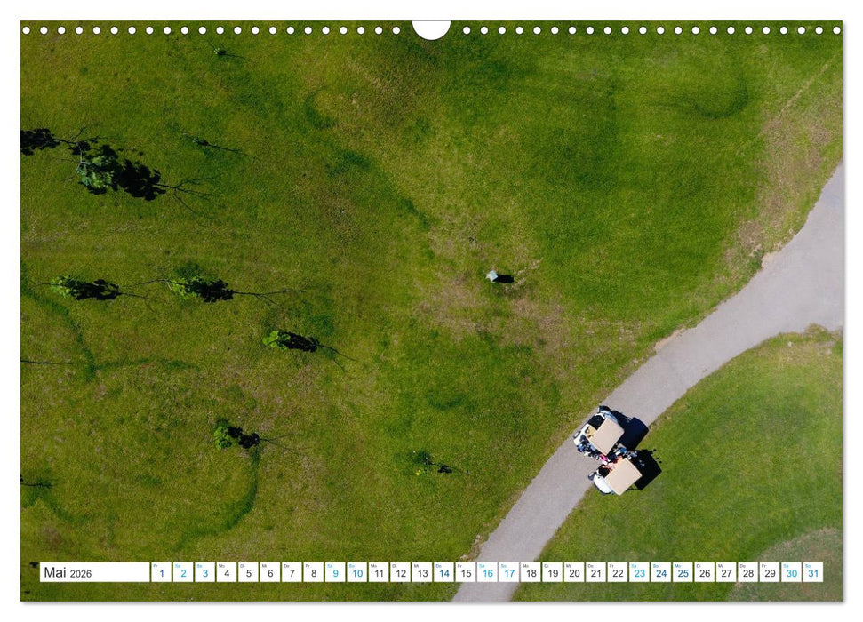 Mediterrane Golfplätze - Spanien, Portugal, Mallorca (CALVENDO Wandkalender 2026)