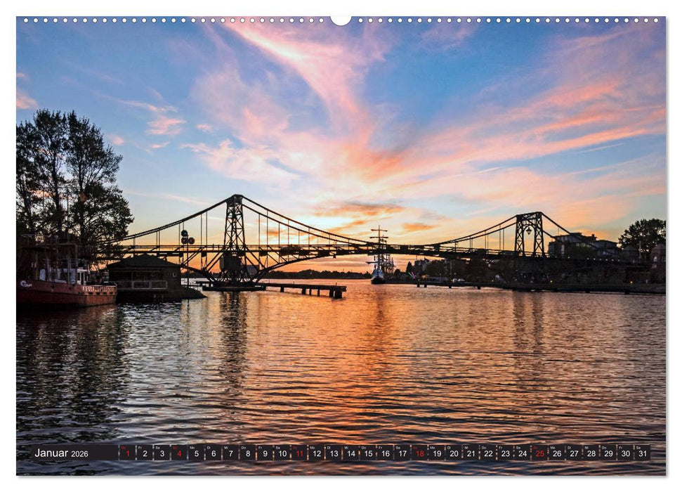 Wilhelmshaven, maritime Bilderreise (CALVENDO Premium Wandkalender 2026)