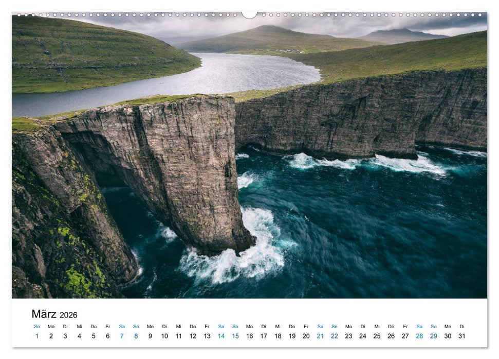 Färöer - Archipel im Nordmeer (CALVENDO Premium Wandkalender 2026)