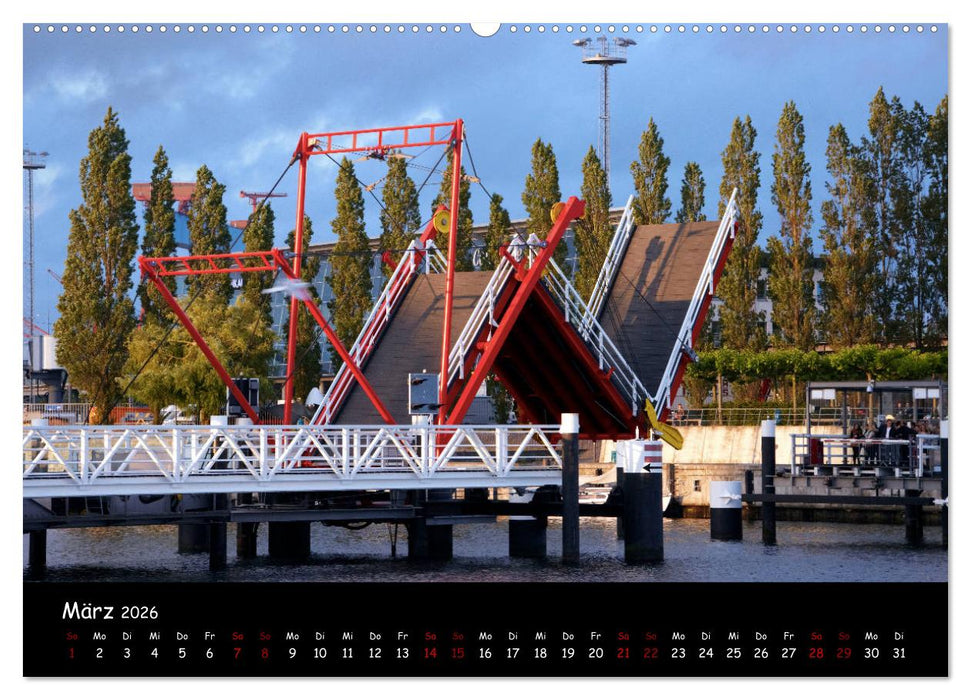 Kiel - Stadt an der Förde (CALVENDO Premium Wandkalender 2026)