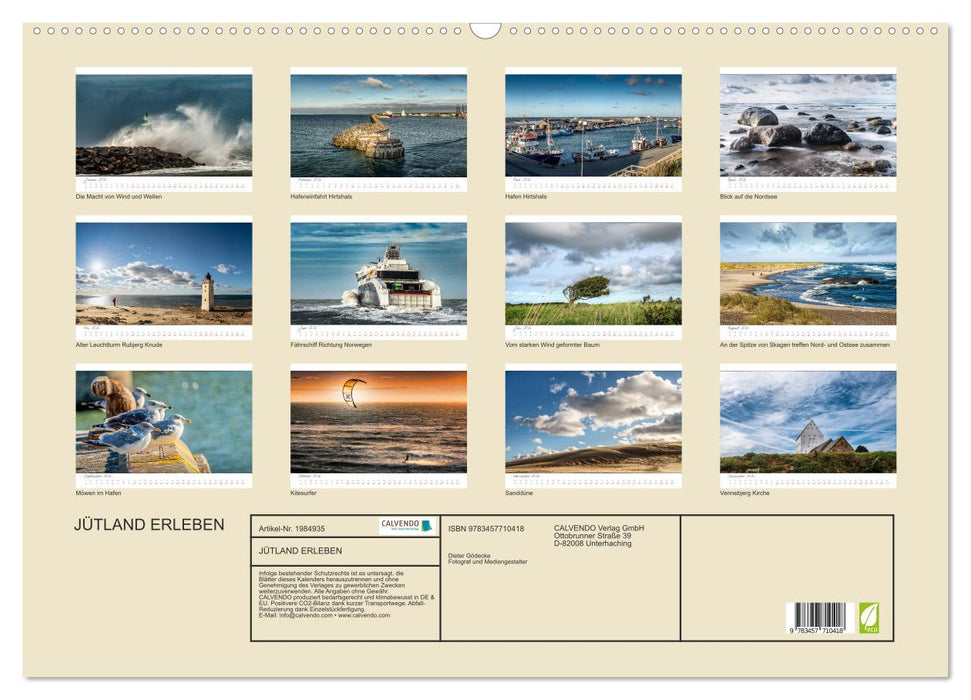 JÜTLAND ERLEBEN (CALVENDO Wandkalender 2026)