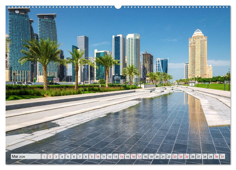 Doha - Hauptstadt von Katar (CALVENDO Wandkalender 2026)